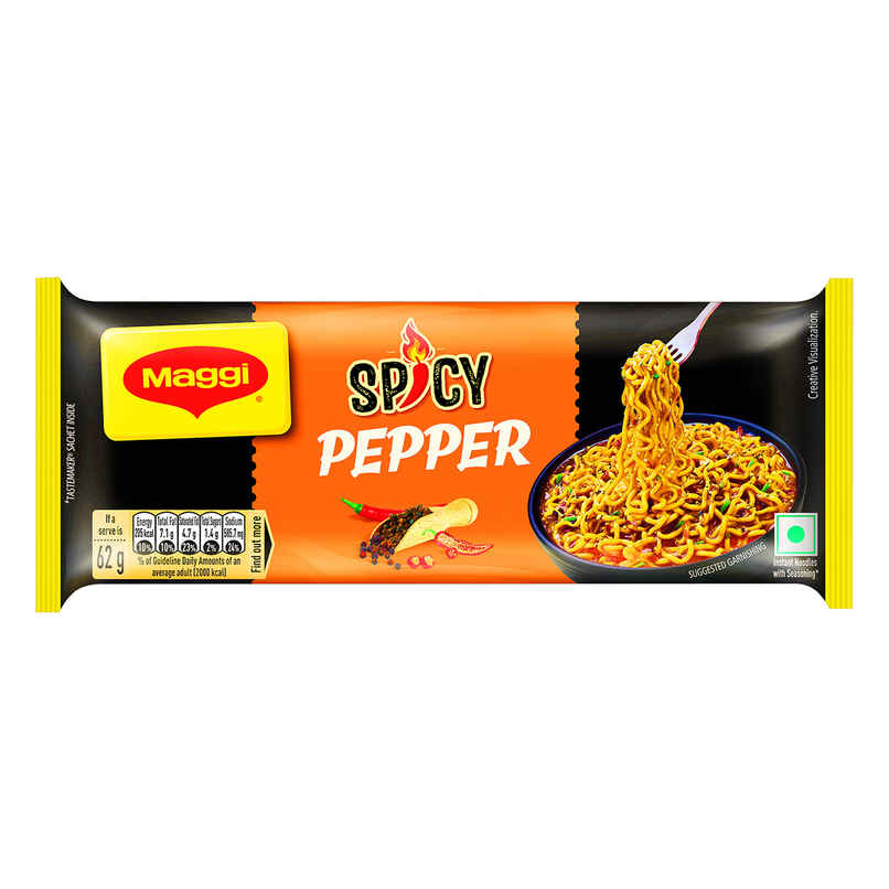 MAGGI Spicy Pepper Noodles, Easy-to-Cook Snack