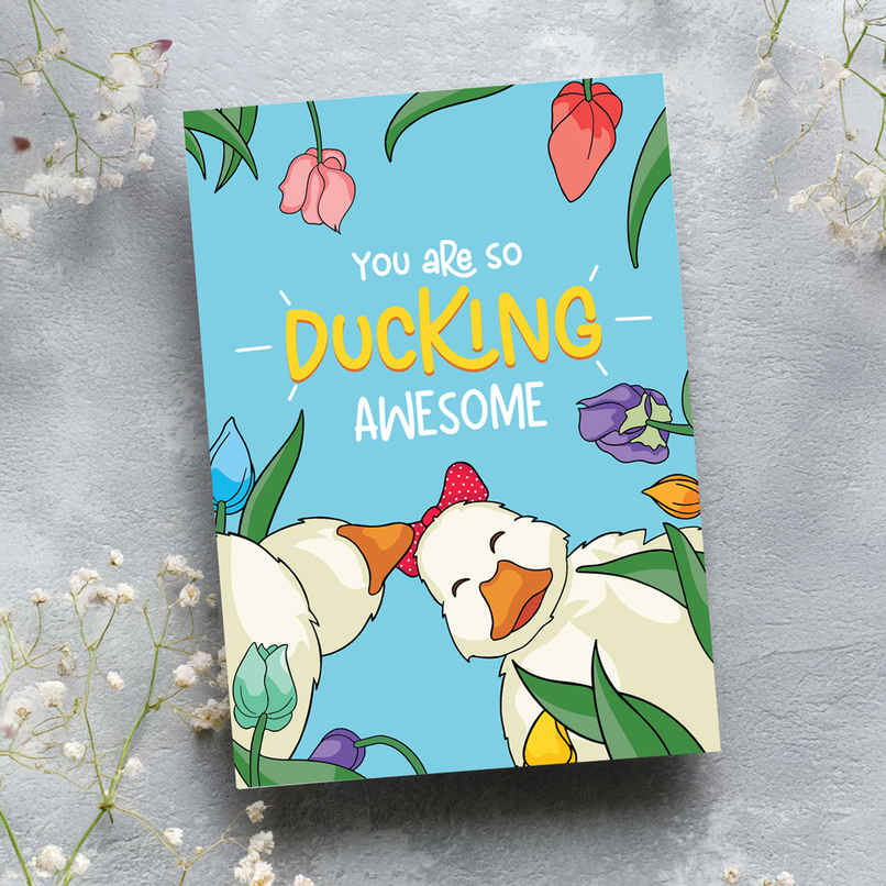 Ducking Awesome Women's Day Card | Mad Over Print