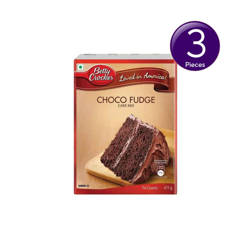 Betty Crocker Choco Fudge Instant Cake Mix Powder | Combo