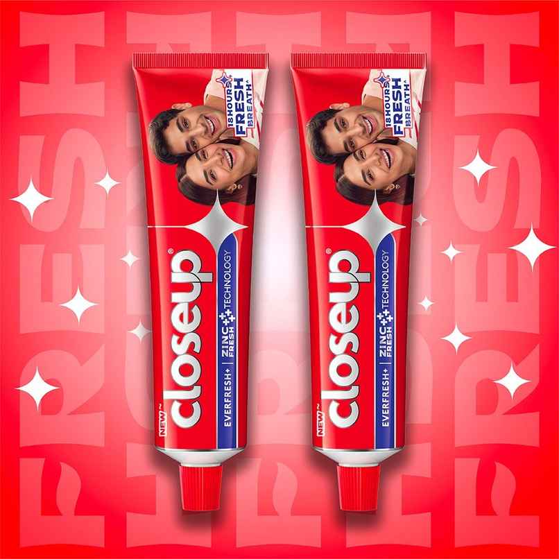 Closeup Toothpaste | Long lasting 18 Hours Of Fresh Breath & White Teeth (Pack of 2)