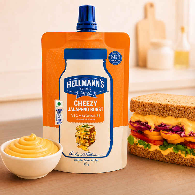 Hellmann's Cheezy Jalapeno Burst Mayo