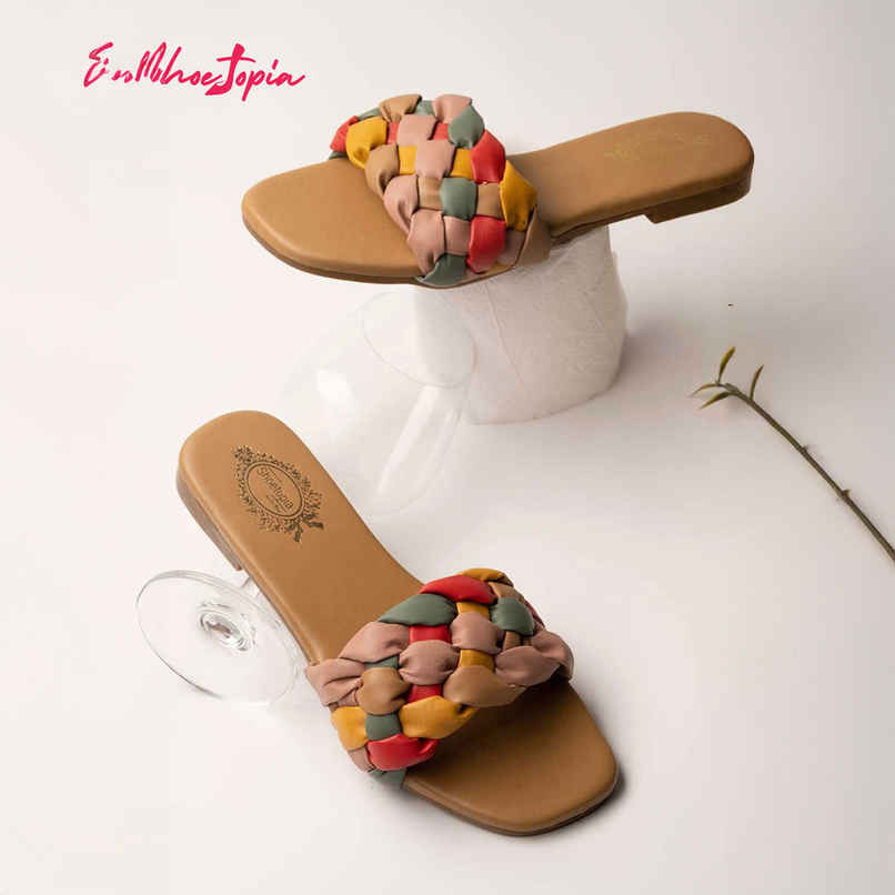 Shoetopia Women Tan Flats | UK 6