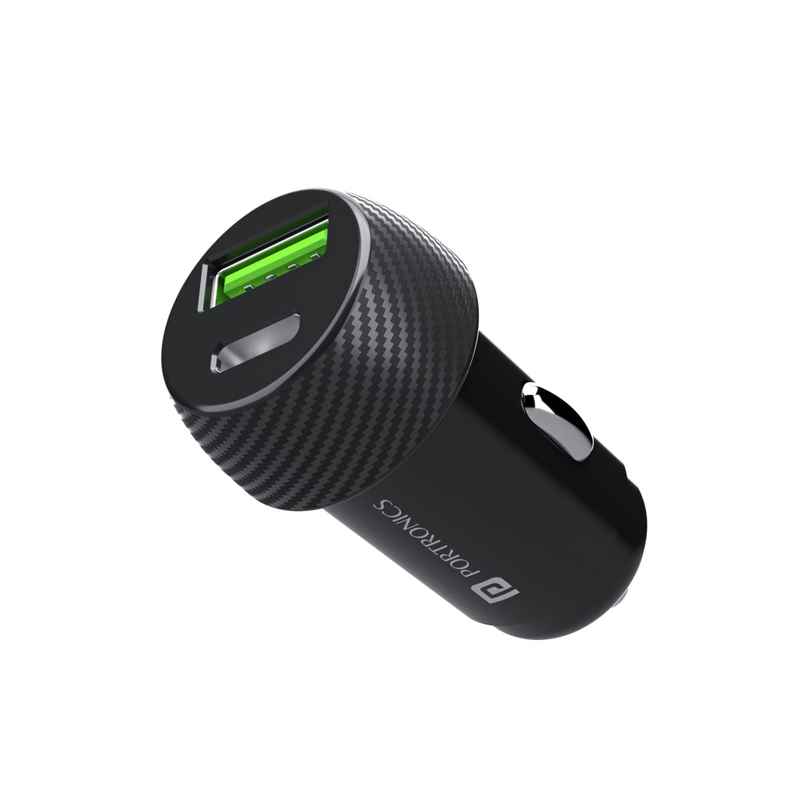 Portronics Car Power 7 Car Charger With Dual Output (Pd+Qc)