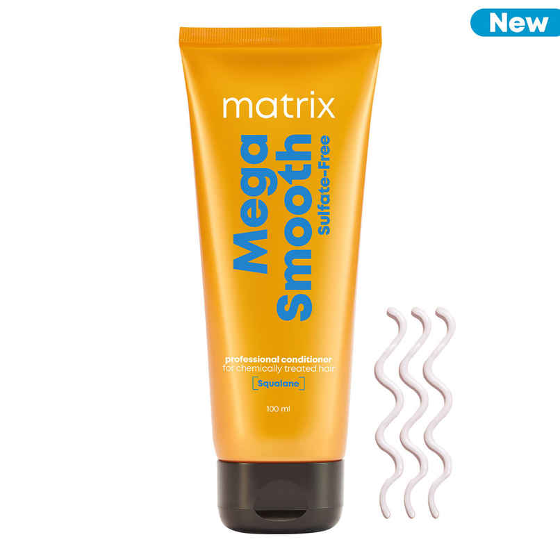 Matrix Mega Smooth Sulfate-free Conditioner For Bond Repair, Smoothens Hair, Safe for Treated Hair
