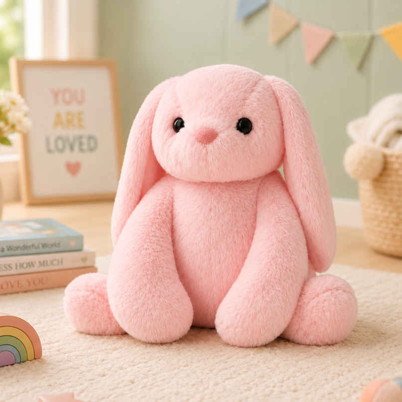 ToyTales Candy Bunny Plush Toy | Stuffed Animal Soft Toy | Birthday Gift for Kids | Gift Baby | 35cm ToyTales Candy Bunny Plush Toy | Stuffed Animal Soft Toy | Birthday Gift for Kids | Gift Baby | 35cm
