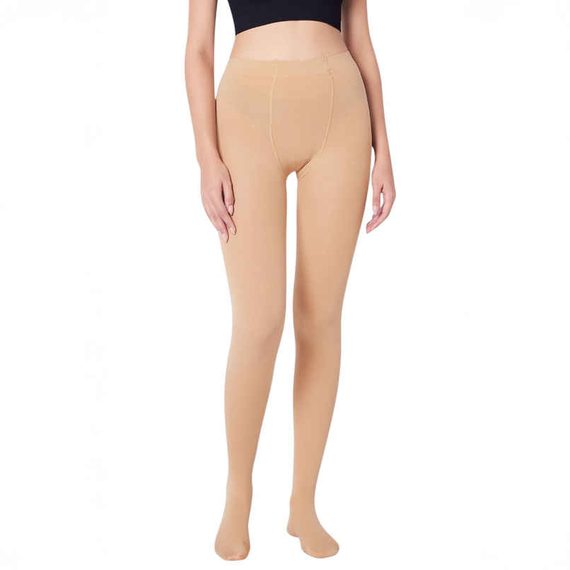 PLUMBURY Women's Strechable High Waist Pantyhose Opaque Stocking Tights