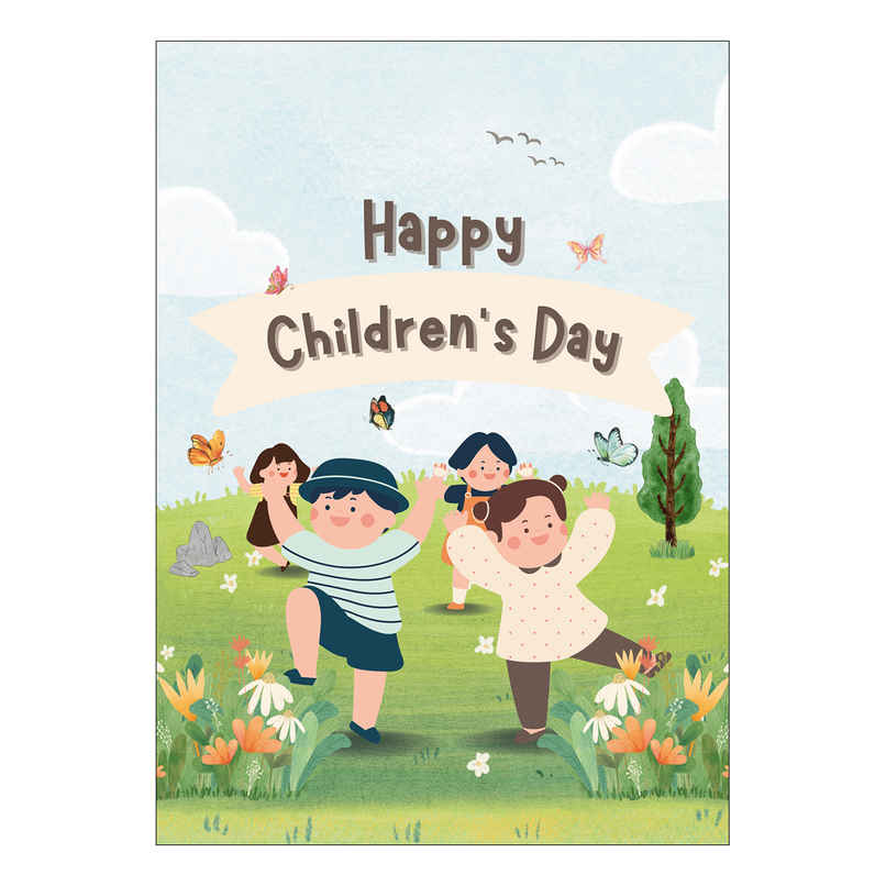 House Of Festivals Children s Day Greeting Card - Design 4