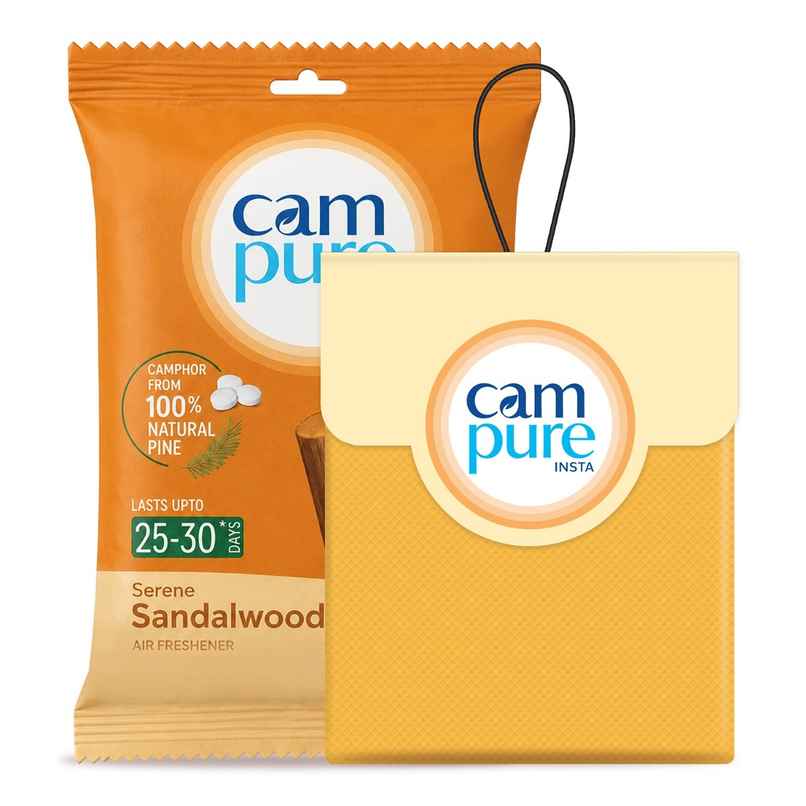 Campure Sandalwood Insta Cone Camphor Car Air Freshener Campure Sandalwood Insta Cone Camphor Car Air Freshener