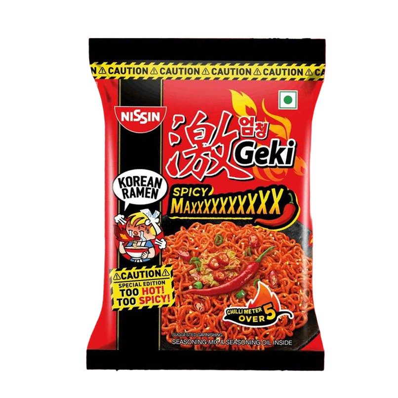 Nissin Geki Spicy Maxx Korean Ramen Noodles