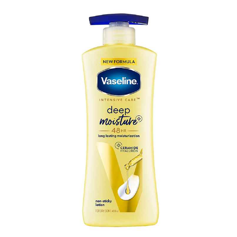 Vaseline Deep Moisture Body Lotion With Ceramide Hyaluron | 10X More Moisture| For Dry Skin