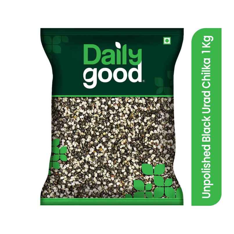 Daily Good Unpolished Urad Black Chilka - Splits