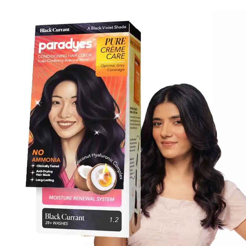 Paradyes Pure Creme Care No Ammonia Long Lasting Hair Color | Black Currant 1.2 Paradyes Pure Creme Care No Ammonia Long Lasting Hair Color | Black Currant 1.2