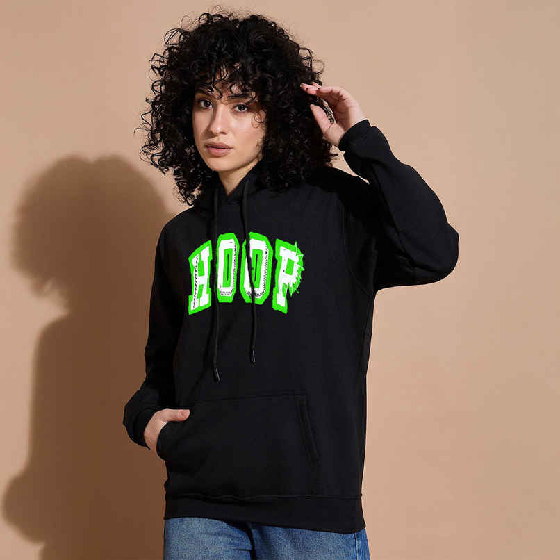 Smartees Women's Sweatshirt | SS Hoop | Black - XL