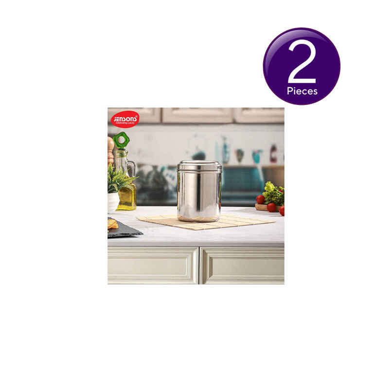 Jensons Supreme Stainless Steel Canister 12 cm Combo