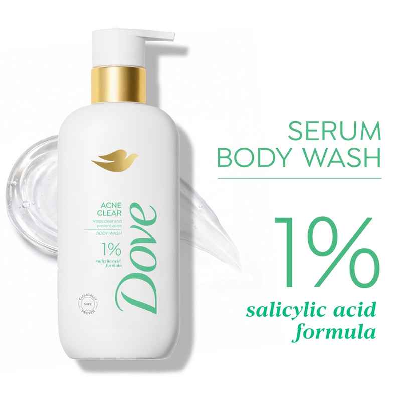 Dove 1% Salicylic Acid Formula Acne Clear Serum Body Wash