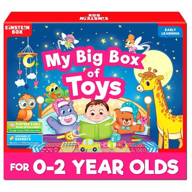 Einstein Box My Big Box Of Toys | Perfect Toys For Infants | Babies & Toddlers Ages 0 To 2 Years Einstein Box My Big Box Of Toys | Perfect Toys For Infants | Babies & Toddlers Ages 0 To 2 Years