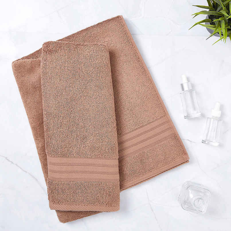 Layers Be Bold 100% Cotton 450 GSM Bath Towel | Mocha Mousse