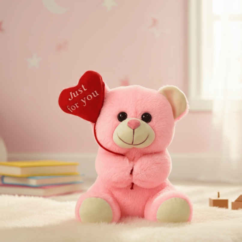 Toytales Teddy Bear | Plush Toy | Gift For Kids | Soft Toy | Baby Gifts | Cute Toy|Pink 30 cm