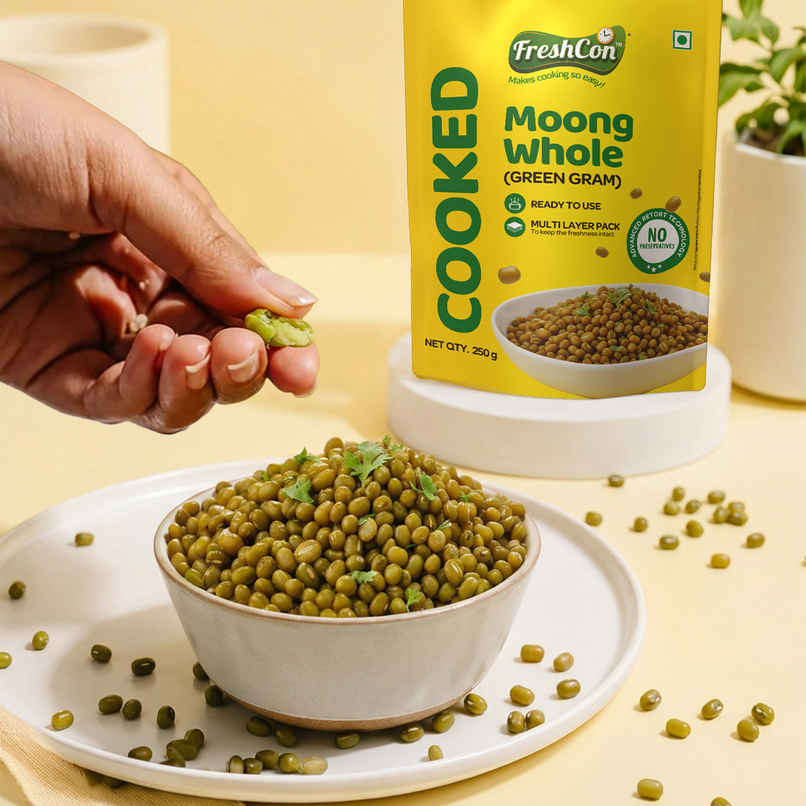 Freshcon Cooked Moong | Green Gram Freshcon Cooked Moong | Green Gram