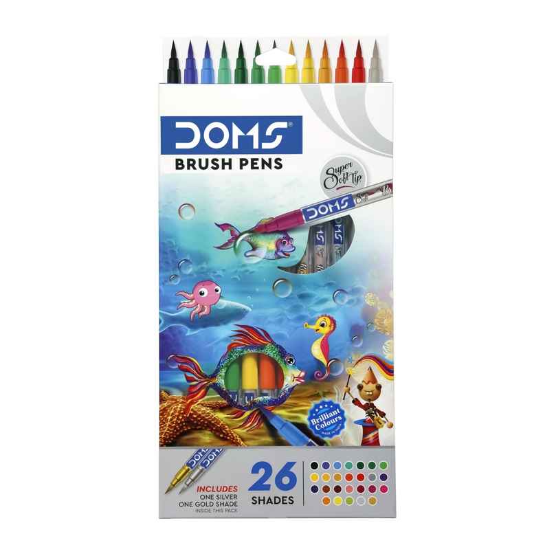 Doms Brush Pen 26 Shades | Complete Brush Set