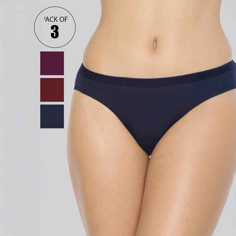Lyra Women's Bikini Panty Solid | XXL (Colour May Vary)