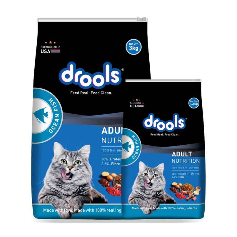 Drools Ocean Fish Adult Dry Cat Food Drools Ocean Fish Adult Dry Cat Food