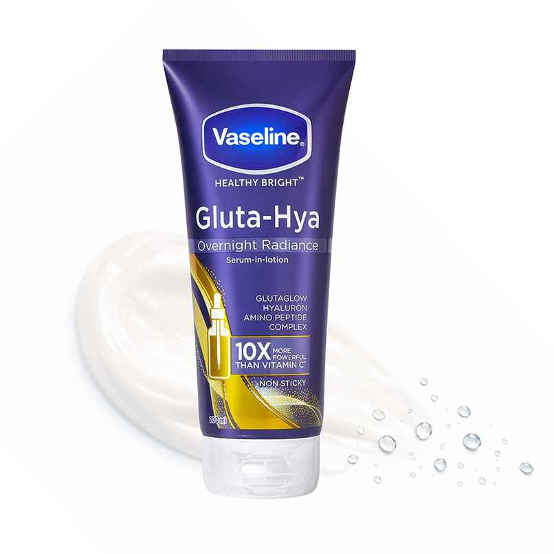 Vaseline Gluta-Hya Overnight Radiance, Serum-In-Lotion,With Amino Peptide And Glutaglow