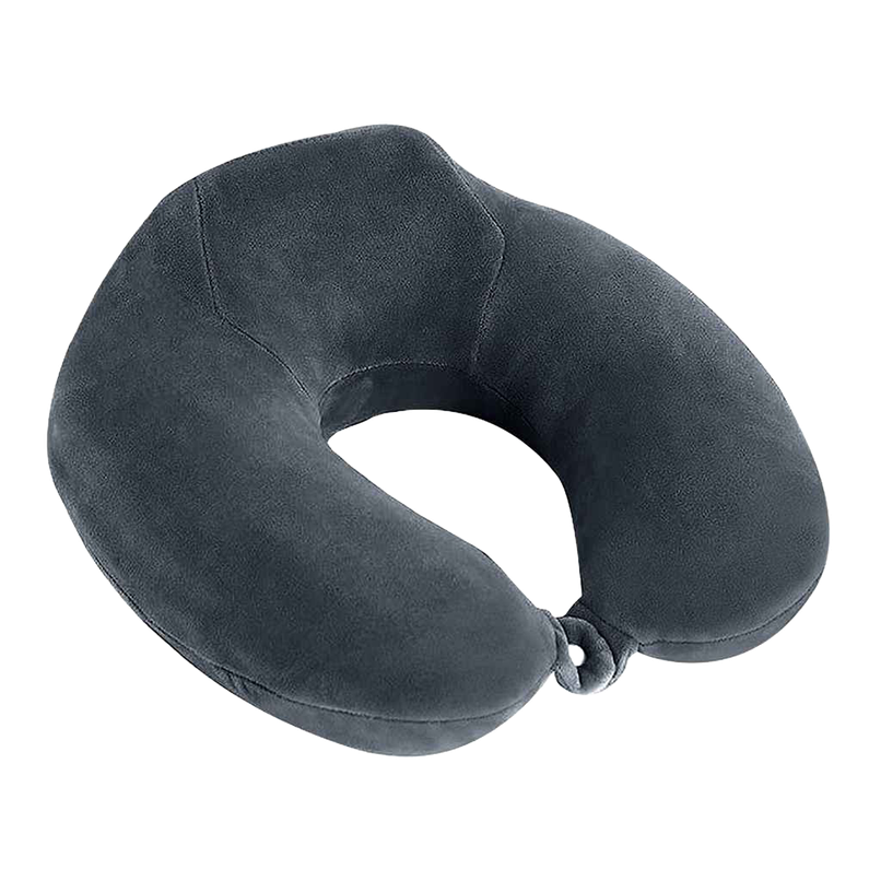 Billebon Unisex Velvet Neck Pillow | Grey