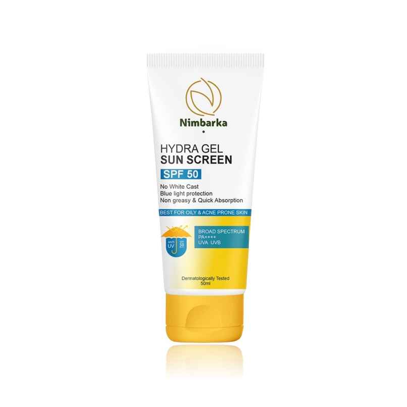 Nimbarka Hydra Gel Sunscreen SPF 50 PA++++ Lightweight Hydrating Broad-Spectrum For Sensitive Skin