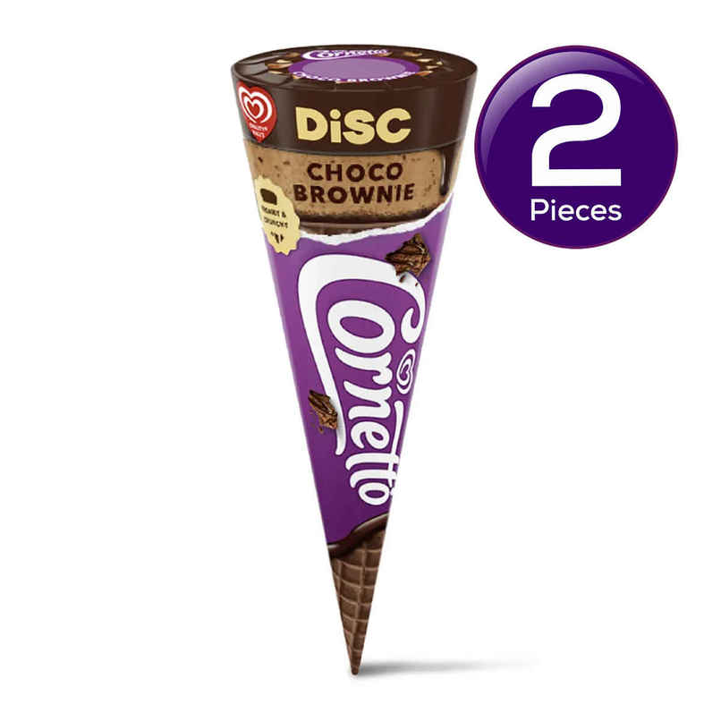 Kwality Wall's Cornetto Choco Brownie Cone Combo