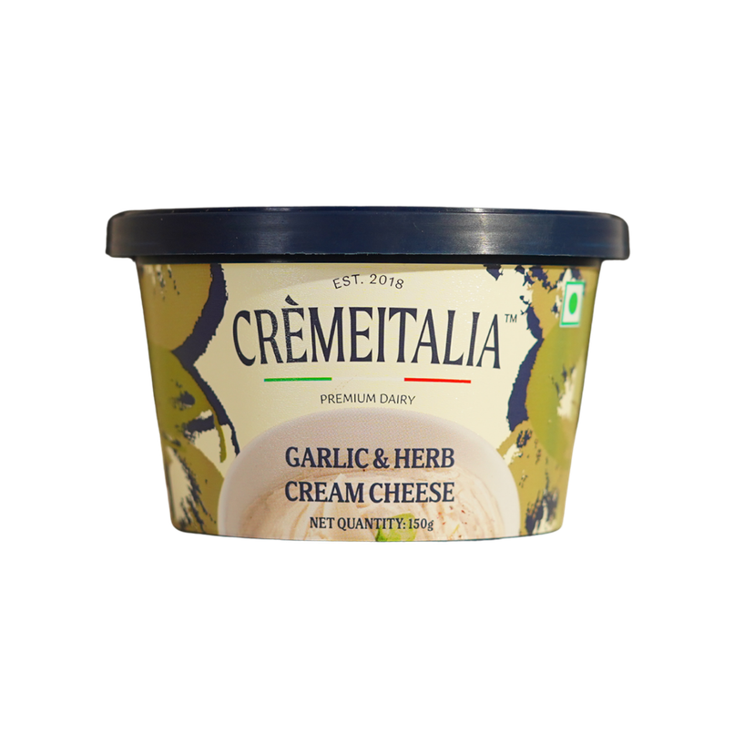 Cremeitalia Garlic and Herb Cream Cheese Cremeitalia Garlic and Herb Cream Cheese