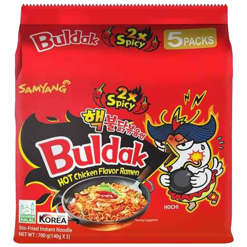Samyang Korean 2x Spicy Hot Chicken Flavour Ramen Non Veg