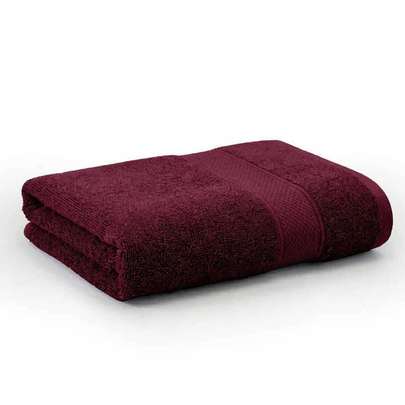 myTrident Urban Comfort Cotton Bath Towel | Wine Red myTrident Urban Comfort Cotton Bath Towel | Wine Red