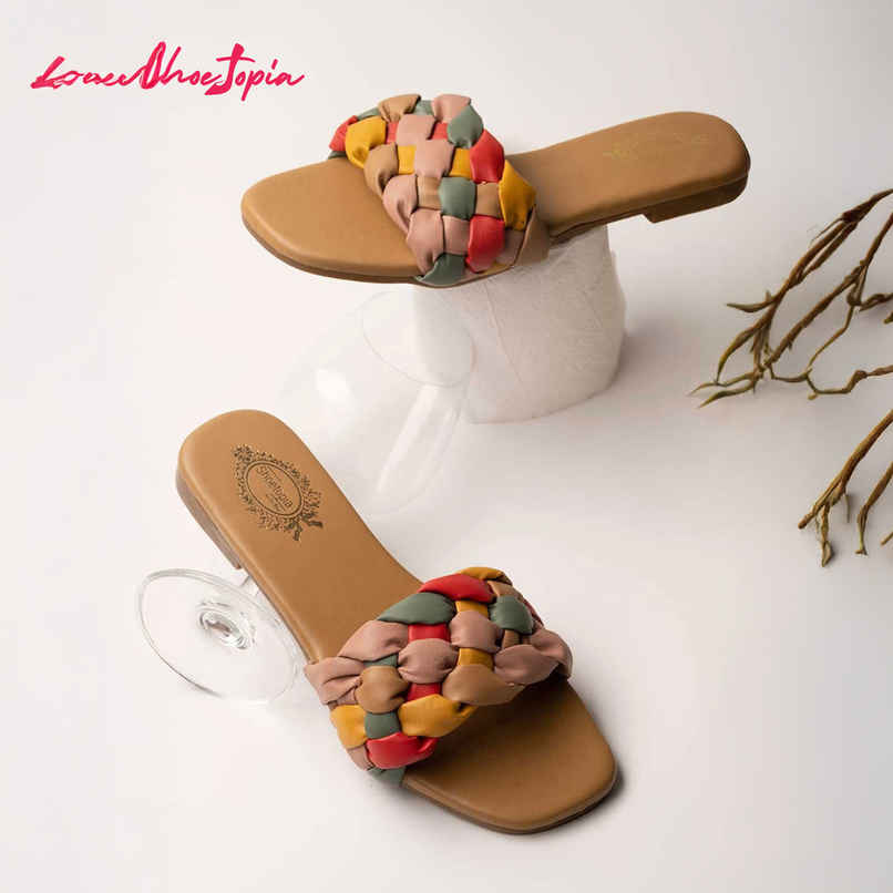 Shoetopia Women Tan Flats | UK 7