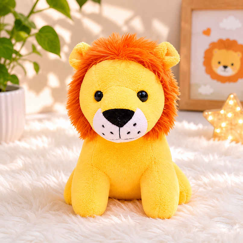 ToyTales Baby Lion Plush Toy | Stuffed Animal Soft Toy | Birthday Gift for Kids | Gift Baby | 18cm ToyTales Baby Lion Plush Toy | Stuffed Animal Soft Toy | Birthday Gift for Kids | Gift Baby | 18cm