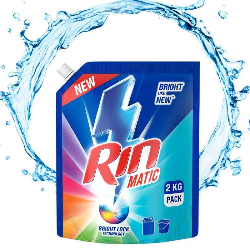 Rin Matic Top Load Detergent Liquid | Pouch