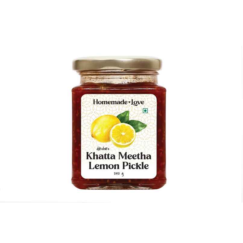 Homemade Love- Khatta Meetha Lemon Pickle