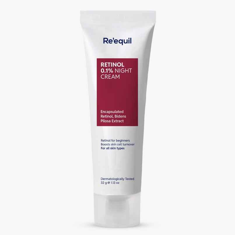 Re'equil 0.1% Retinol Night Cream for Wrinkles & Skin Tightening