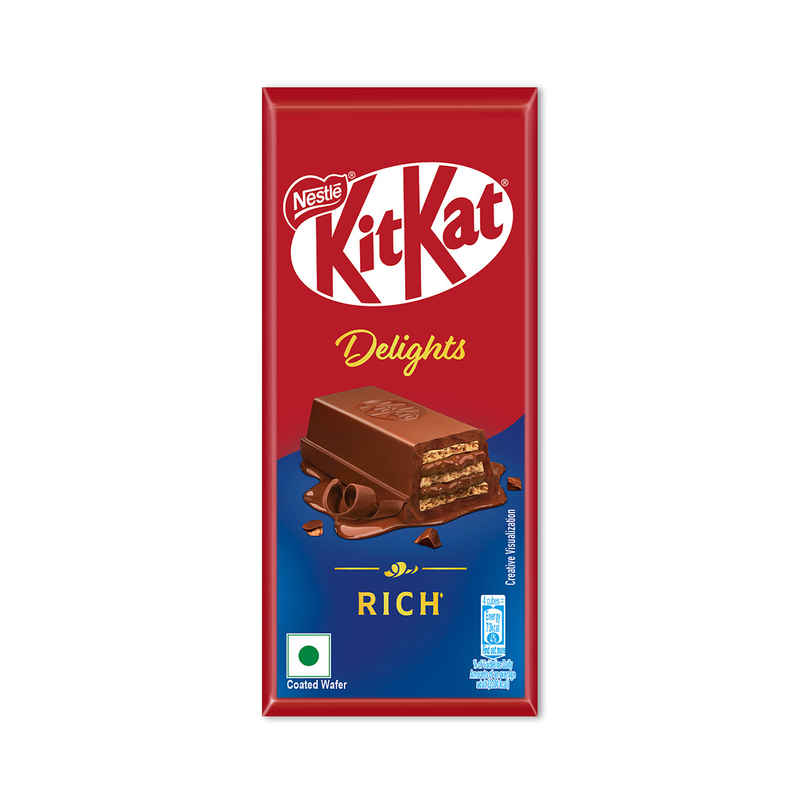 Nestle KitKat Delights Rich Choco Coated Wafer Chocolate Bar Nestle KitKat Delights Rich Choco Coated Wafer Chocolate Bar