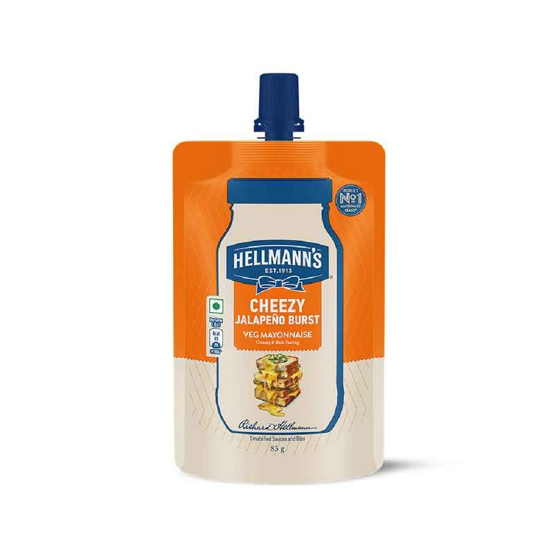 Hellmann's Cheezy Jalapeno Burst Mayo Hellmann's Cheezy Jalapeno Burst Mayo