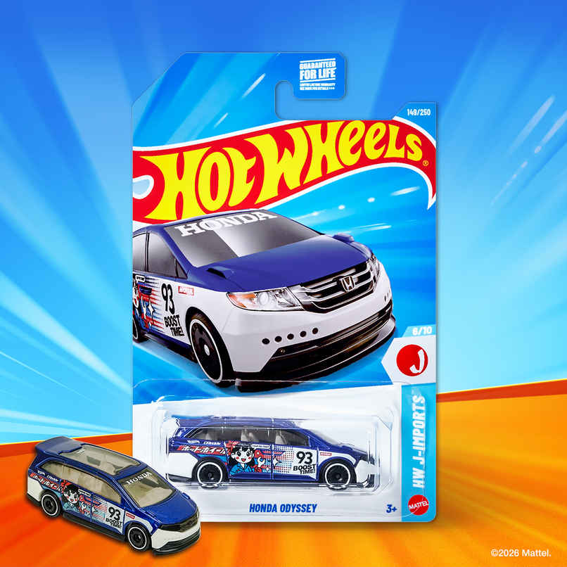 Hot Wheels Worldwide Basic Car HW HONDA ODYSSEY Toy Car for Kids & Collectors Hot Wheels Worldwide Basic Car HW HONDA ODYSSEY Toy Car for Kids & Collectors