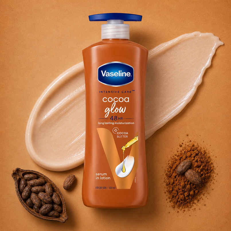 Vaseline Cocoa Glow Serum In Lotion, 100% Pure Cocoa & Shea Butter for Glowing & Soft Skin Vaseline Cocoa Glow Serum In Lotion, 100% Pure Cocoa & Shea Butter for Glowing & Soft Skin