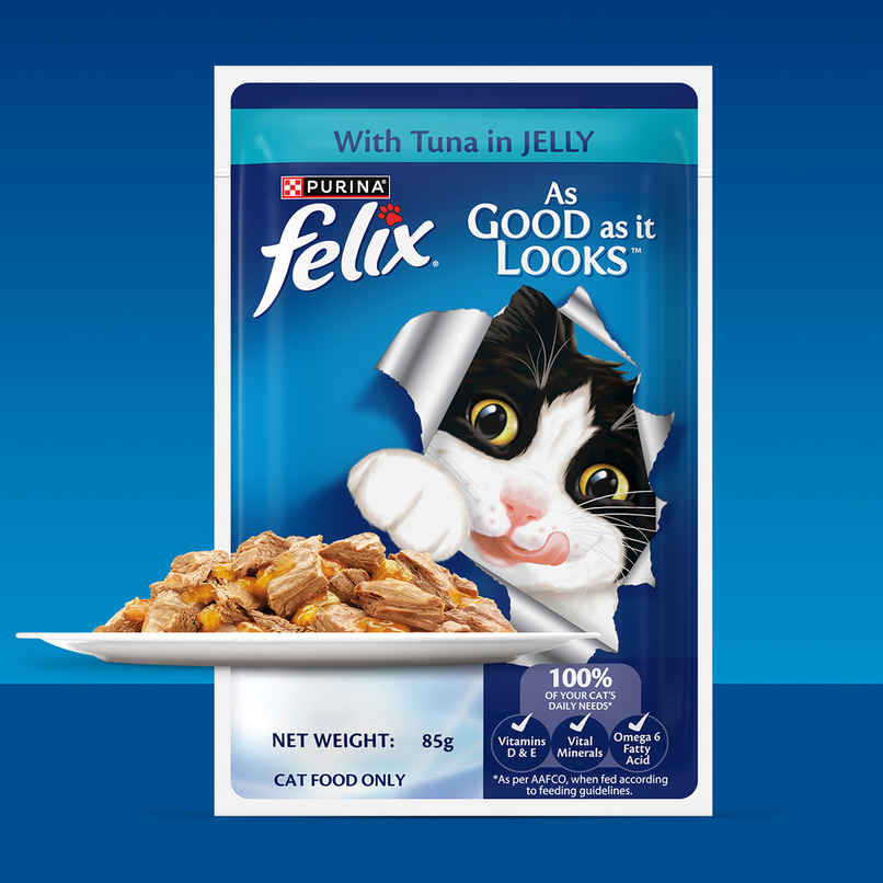 Purina Felix with Tuna in Jelly | Wet Food for Adults | Complete and Balanced Adult Food