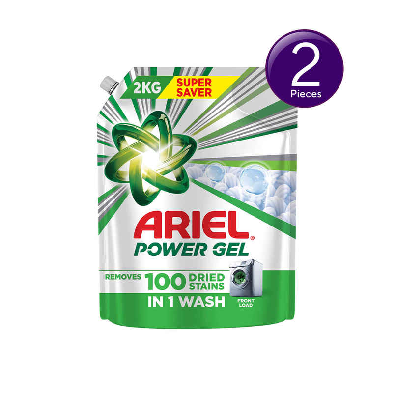 Ariel Power Gel Liquid Detergent for Front load washing machine | Combo
