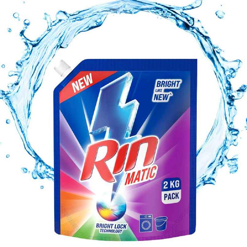 Rin Matic Front Load Detergent Liquid | Pouch