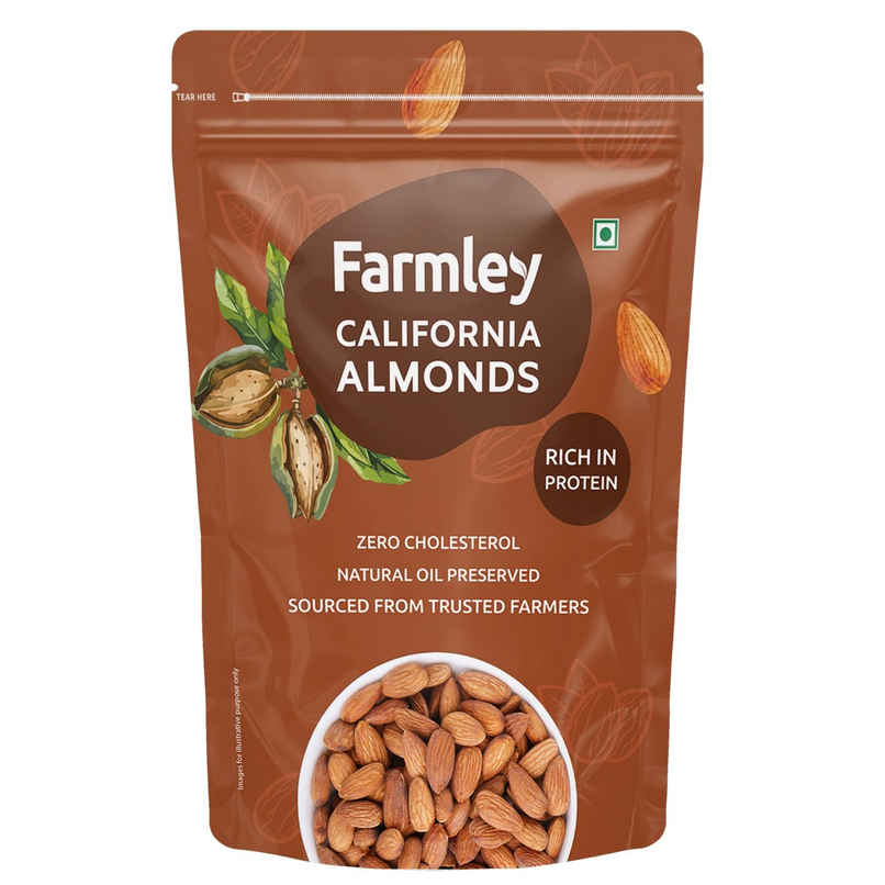 Farmley Truly Natural California Almonds | Badam