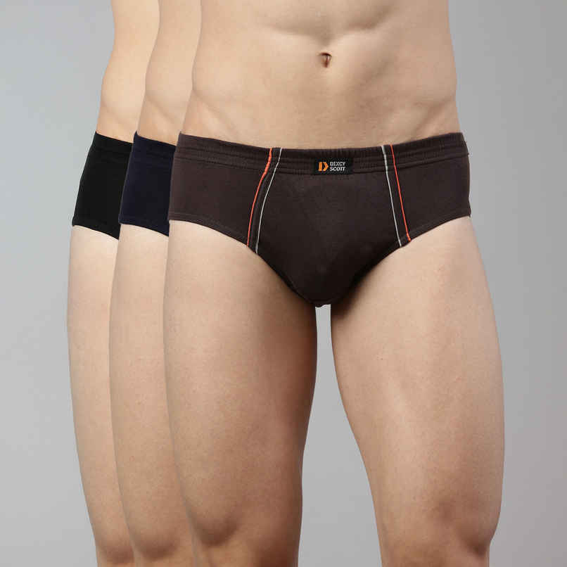 Dixcy Scott Originals Men'S Brief Snug Fit Solid Innerwear (Multicolor-Pack Of 3) Dixcy Scott Originals Men'S Brief Snug Fit Solid Innerwear (Multicolor-Pack Of 3)
