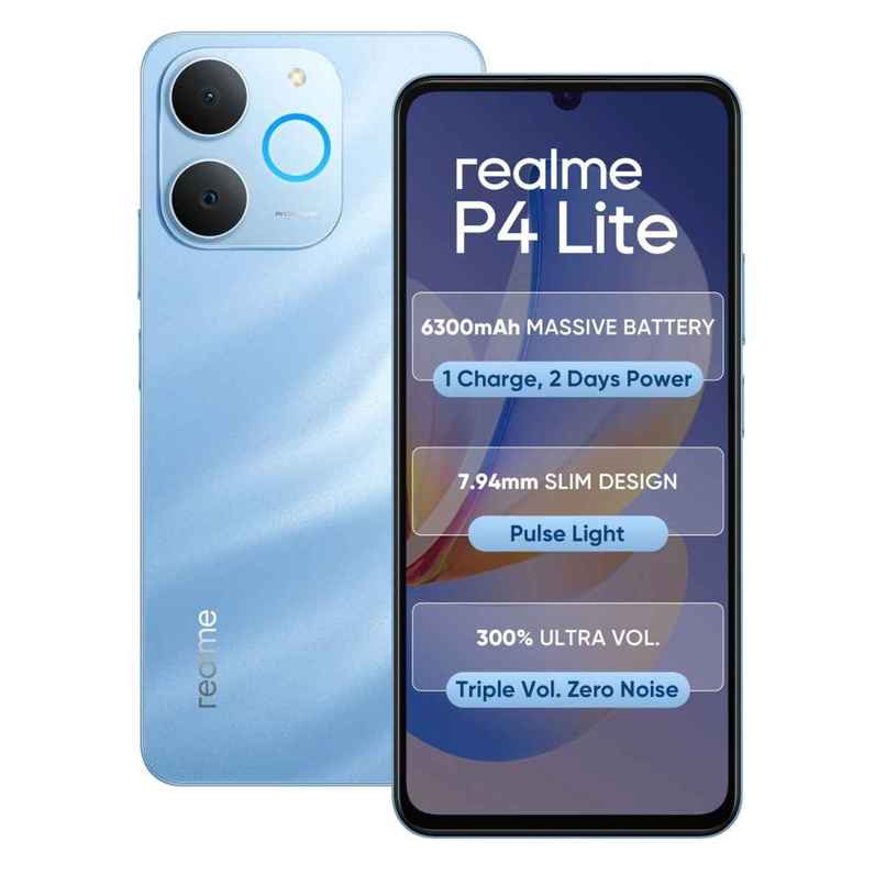 realme P4 Lite Sea Blue 4GB RAM 64GB Storage realme P4 Lite Sea Blue 4GB RAM 64GB Storage