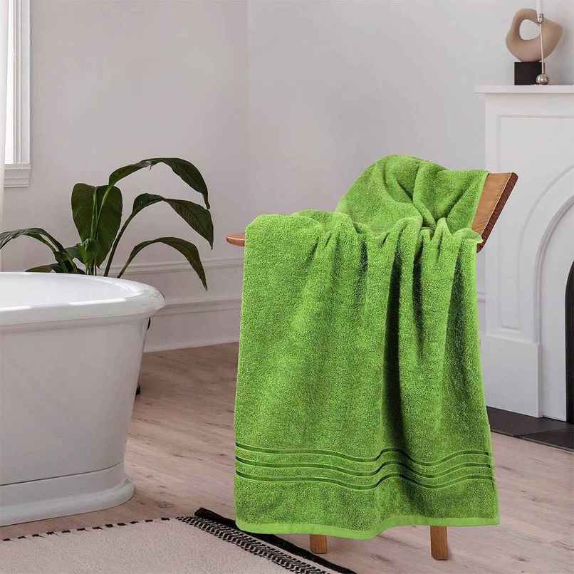 Home Elegance by myTrident Comfort Living Cotton Bath Towel | 70cm x 140cm | 400 GSM | Lime Green Home Elegance by myTrident Comfort Living Cotton Bath Towel | 70cm x 140cm | 400 GSM | Lime Green