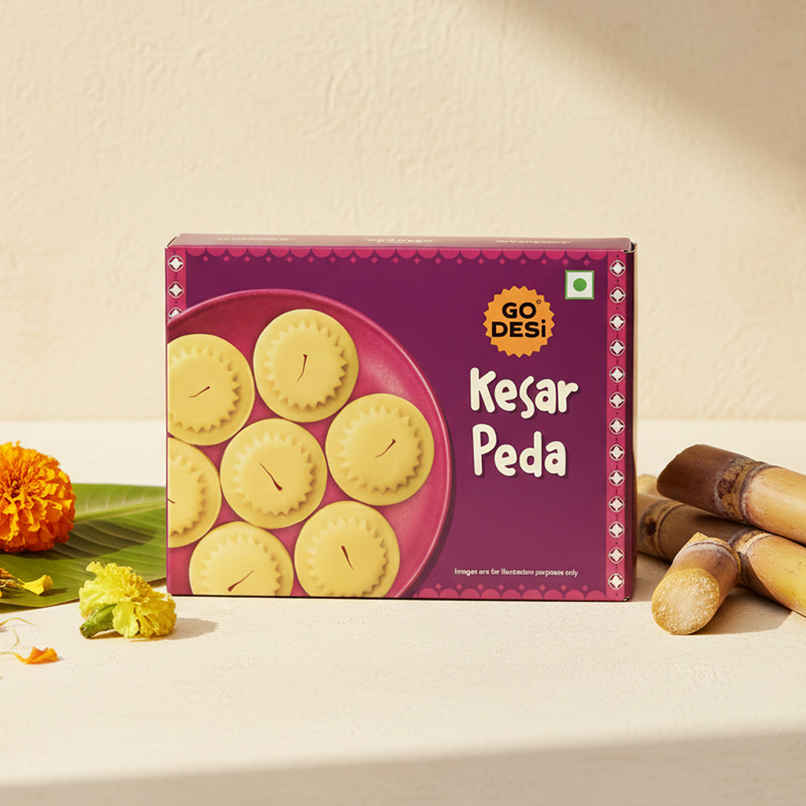 GO DESi Kesar Peda
